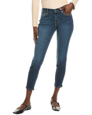 7 For All Mankind A Pocket Authentic Malimo Flare Jean - Blue