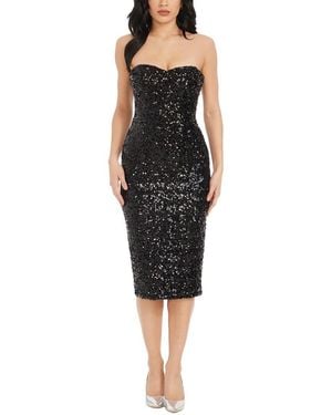 Dress the Population Shailene Midi Dress - Black