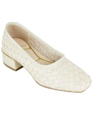 Kenneth Cole Birdie Leather Pump - White