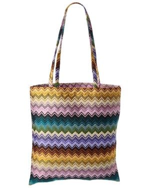 Missoni Borsa Salone Mobile Tote - Blue