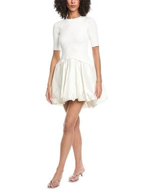 Jonathan Simkhai Kenny Bubble Mini Dress - White