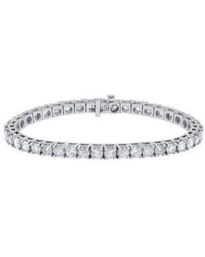 Diana M. Jewels Diana M. Fine Jewelry 14K 6.00 Ct. Tw. Lab Grown Diamond Tennis Bracelet - White