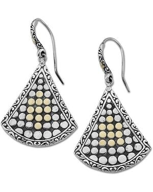 Samuel B. 18K & Beaded Earrings - White