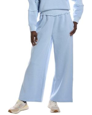 Vintage Havana Vintage Fleece Wide Leg Pant - Blue