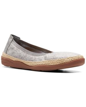 Clarks Elaina Rae Ballet Flat - Metallic