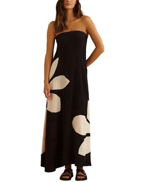 LOEY Off-The-Shoulder Maxi Dress - Black