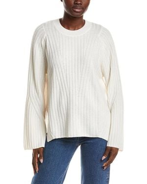 NAADAM Premium Wool & Cashmere-Blend Crewneck Jumper - White
