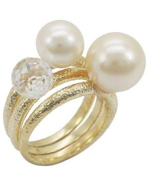 Alamode Jewelry Ring - White