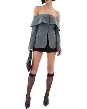 Extro & Vert Maeve Blazer Top - Gray
