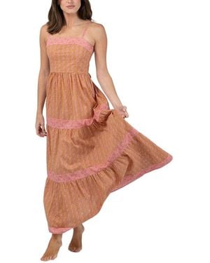Olive Workshop Mallorca Maxi Dress - Pink