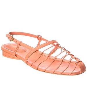 Ferragamo Shay Leather Sandal - Pink