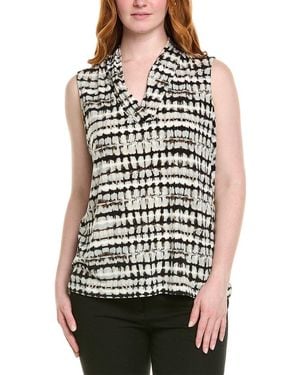 Anne Klein Plus Blouse - Black