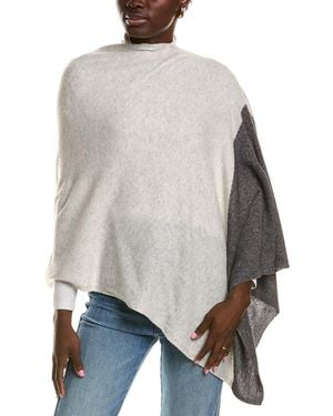 La Fiorentina Two Tone Wool & Cashmere-Blend Wrap - Gray