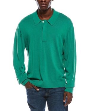 Jonathan Simkhai Louis Wool Shirt - Green