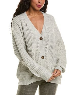 LaBiz Wool-blend Cardigan - Grey
