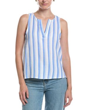 Splendid Gauze Tank Top - Blue
