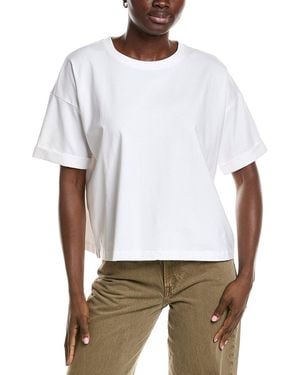 Eileen Fisher Crewneck Box Top - White