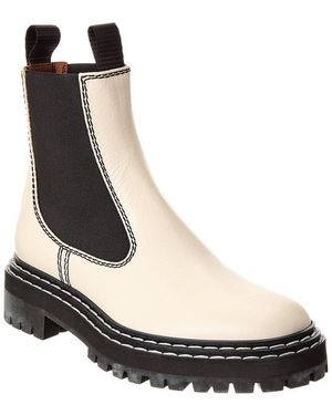 Proenza Schouler Leather Chelsea Boot - Black