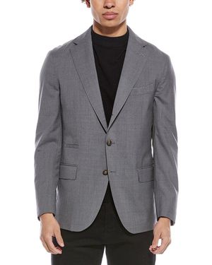 Eleventy Wool & Silk-Blend Jacket - Grey