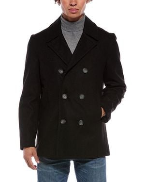 Nautica Wool-Blend Coat - Black