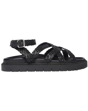 Frēda Salvador Freda Salvador Glen Leather Sandal - Black