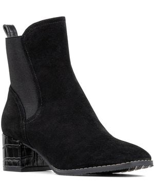 Donald J Pliner Kizmet Leather Bootie - Black
