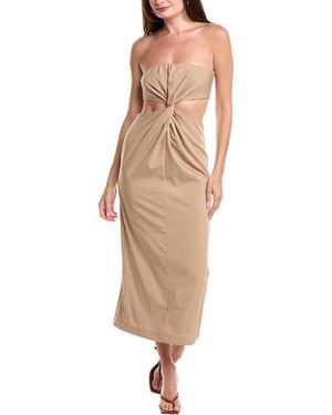 En Saison Beverly Midi Dress - Natural