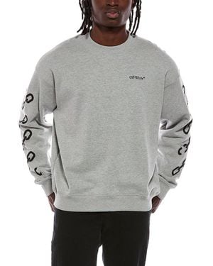 Off-White c/o Virgil Abloh Off- Crewneck Sweatshirt - Grey