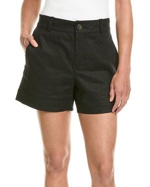 Vince Casual Linen-Blend Short - Green