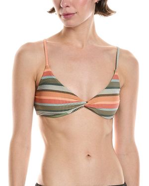 Volcom Sol Song V-Neck Bikini Top - Green