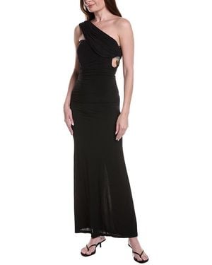 Christopher Esber Beach Glass Draped Jersey Strapless Dress - Black