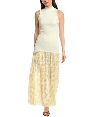 Moonsea Sleeveless Maxi Dress - Yellow
