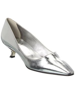 Roger Vivier Leather Pump - White
