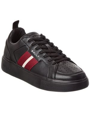 Bally Bennys Leather Trainer - Black