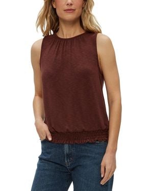 Michael Stars Akira Semi Fitted Top - Red