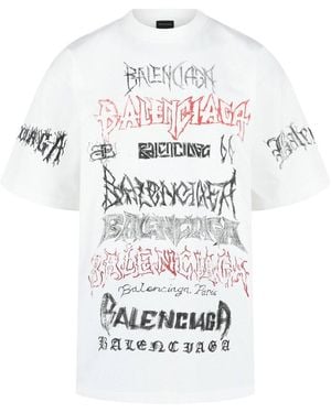 Balenciaga Diy Metal T-Shirt - White