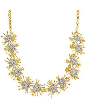 Kenneth Jay Lane 22K Plated Link Necklace - Metallic