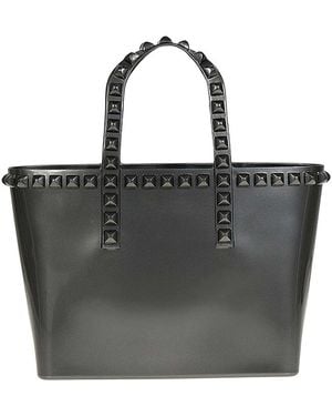 Carmen Sol Miriam Micro Mini Tote - Black