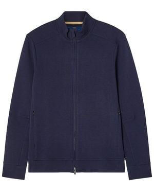 Robert Talbott Evans Track Jacket - Blue