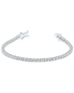 True Diamond 14K 5.00 Ct. Tw. Diamond Tennis Bracelet - White