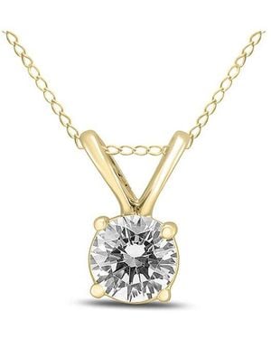 Diamond Select Cuts 14K 0.30 Ct. Tw. Diamond Necklace - Metallic