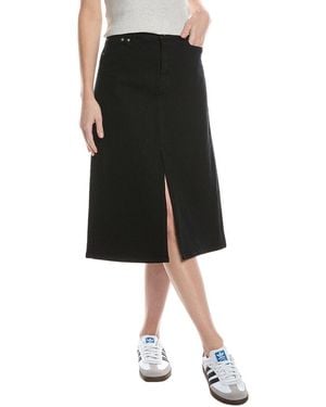 Proenza Schouler Denim Midi Skirt - Black