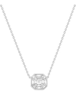 Forever Creations USA Inc. Forever Creations 14K 0.43 Ct. Tw. Diamond Illusion Necklace - White