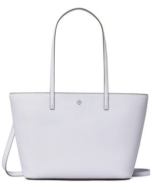 Tory Burch Small Leather Tote - White