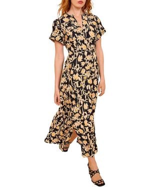 Ulla Johnson Nadya Midi Dress - Metallic