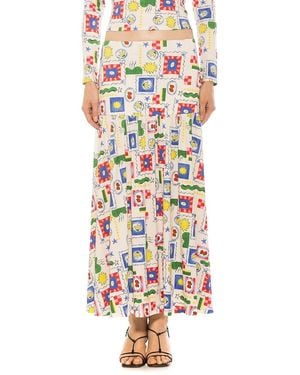 Alexia Admor Lia Maxi Skirt - White