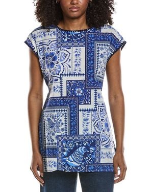 Johnny Was Dolman Tunic - Blue