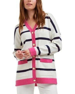 Draper James Cassadee Wool-Blend Cardigan - White