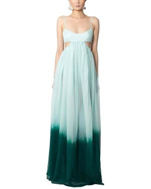 SAU LEE Gia Dress - Blue