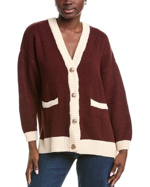 ANNA KAY Valdor Cashmere-Blend Cardigan - Red